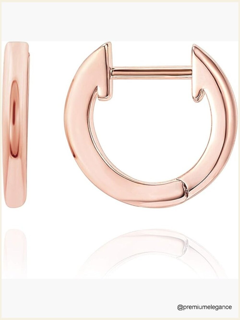 14K Gold Plated Ear Cuff Set - Dainty Huggie Earrings & Small Hoops